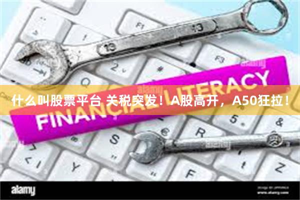 什么叫股票平台 关税突发！A股高开，A50狂拉！